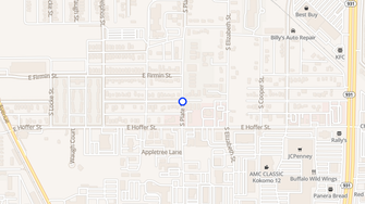 Map for Crestview Apartments - Kokomo, IN
