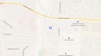 Map for Pine Knoll Apartments - Jonesboro, GA