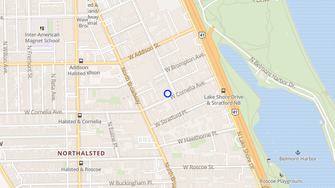 Map for 606 W. Cornelia Avenue - Chicago, IL