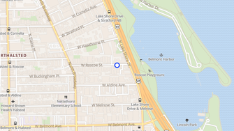 Map for 425 W Roscoe - Chicago, IL