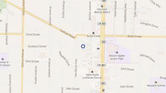 Map for Tamlyn Apartments - Ogden, UT