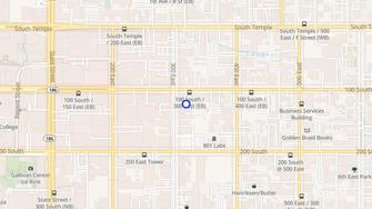 Map for Piccardy Apartments - Salt Lake City, UT