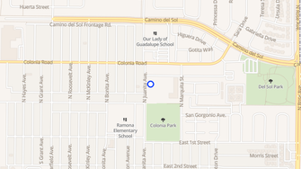 Map for Paseo El Prado Apartments - Oxnard, CA