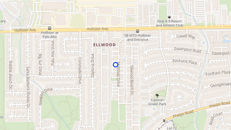 Map for Ellwood Beach Apartments - Goleta, CA