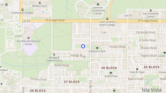 Map for Studio Plaza Apartments - Goleta, CA