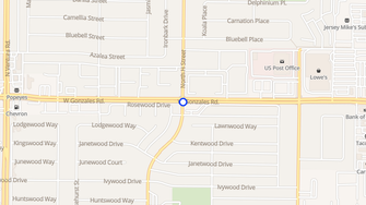Map for Del Ciervo Apartments - Oxnard, CA