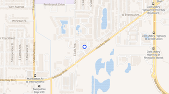 Map for Clipper Cove Apartments - Tampa, FL