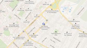 Map for Beaver Gardens Rental Office - State College, PA