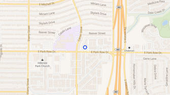 Map for Coachlight Square - Arlington, TX