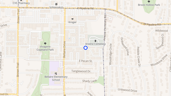 Map for Glen Rose Park Apartments - Hurst, TX