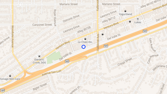 Map for Del Valle Terrace Apartments - Woodland Hills, CA