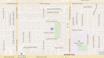 Map for Kelvin Square Apartments - Canoga Park, CA