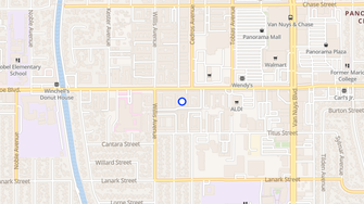 Map for Towne Square  - Panorama City, CA