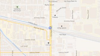 Map for Southwest Pointe Apartments - Van Nuys, CA