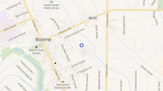 Map for Whispering Villas Apartments - Boerne, TX