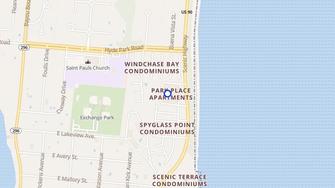 Map for Park Place Apartments - Pensacola, FL