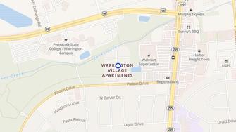 Map for Warrington Village Apartments - Pensacola, FL