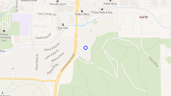 Map for Hillside Village - Poway, CA