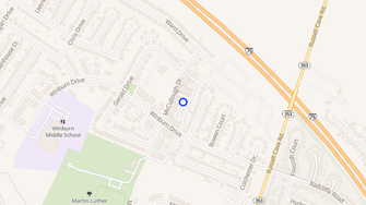 Map for Fox Run Apartments - Lexington, KY