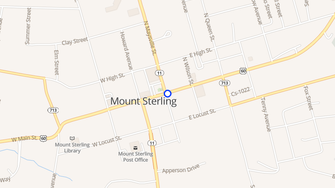Map for Main Cross Apartments - Mount Sterling, KY