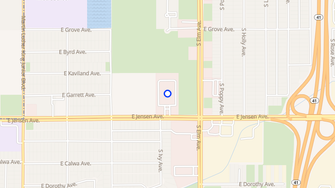 Map for Sandstone Apartments - Fresno, CA