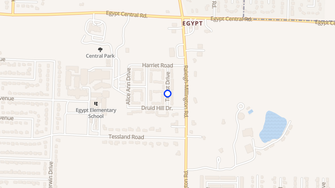 Map for Ashton Hills Apartments - Memphis, TN