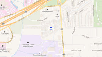 Map for Summerhill Woods Apartments - Texarkana, TX