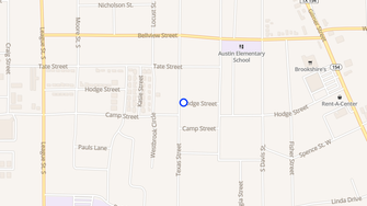 Map for Meadow View Apartments - Sulphur Springs, TX