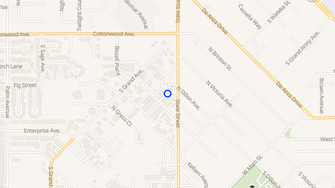 Map for Elms Mobile Park & Apartments - San Jacinto, CA