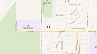 Map for Orchard Park Apartments - Beaumont, CA