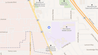 Map for Hampton Park Apartments - Sacramento, CA