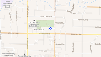 Map for Eastern Villa Apartments - Sacramento, CA