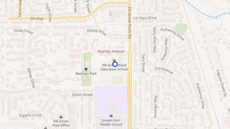 Map for Whispering Oaks - Elk Grove, CA