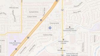 Map for Olive Tree Apts - Roseville, CA