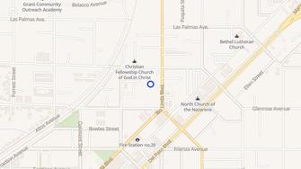 Map for Rio Linda Manor Apartments - Sacramento, CA