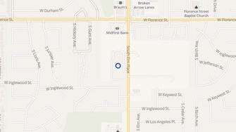 Map for Inverness Apartments - Broken Arrow, OK