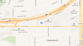 Map for Stratford House Apartments - Tulsa, OK