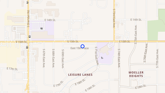 Map for Leisure Manor - Tulsa, OK