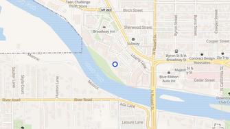 Map for Riverside Apartments - Missoula, MT