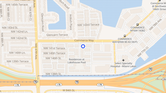 Map for The Residences at Lakehouse - Miami Lakes, FL