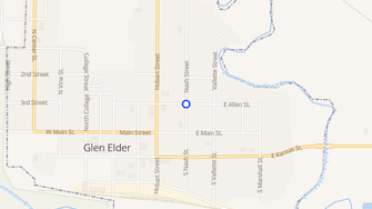 Map for Heritage High Apartments - Glen Elder, KS