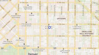 Map for Maplewood Apartments - Denver, CO