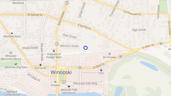 Map for Senior Tower - Winooski, VT