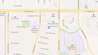 Map for Riviera Apartments - Northglenn, CO