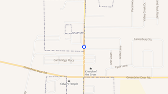 Map for Coleman Place Apartments  - Anniston, AL