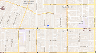 Map for Pico/Gramercy Apartments - Los Angeles, CA