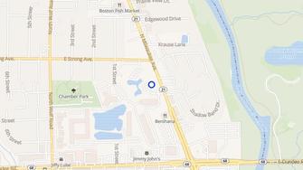 Map for Wheeling Tower - Wheeling, IL