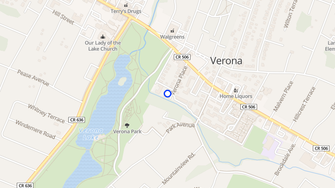 Map for Verona Plaza Apartments - Verona, NJ