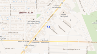 Map for Bennett Apartments - Buffalo, NY