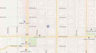 Map for Red Brick Apartments - Spanish Fork, UT